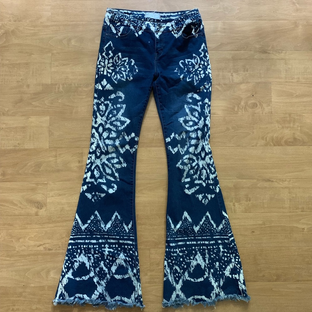 Free People patterned flares